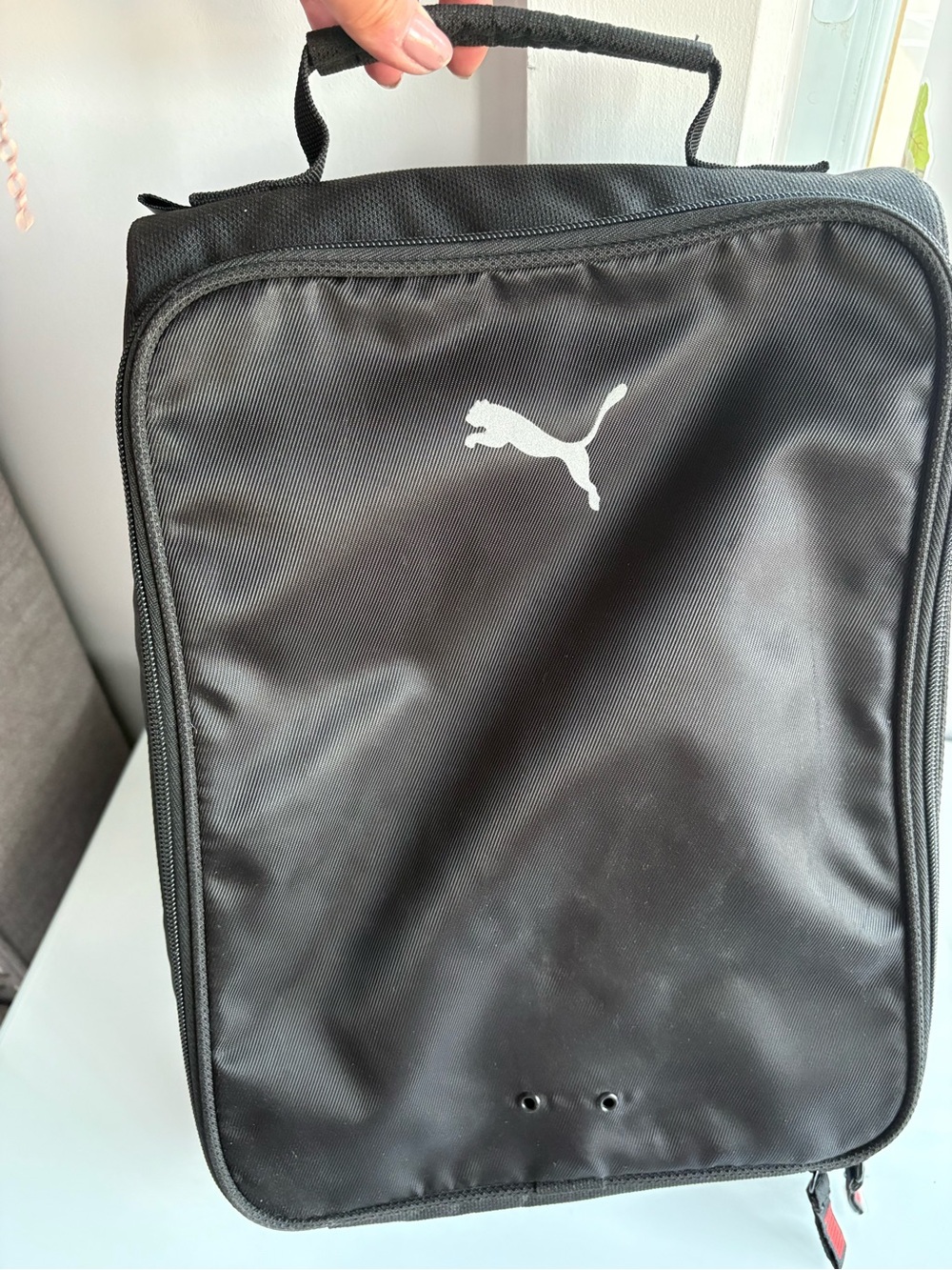 Puma Black Travel Toiletry Kit with White Logo